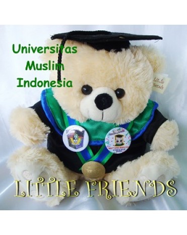 Boneka Wisuda Universitas Muslim Indonesia - Farmasi (30 cm)